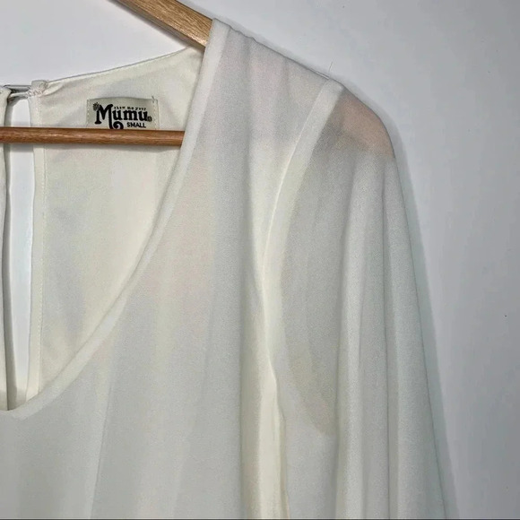 Show Me Your MuMu White Jocelyn Maxi Dress Size Small - Picture 9 of 12